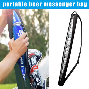 Beer Sleeve Cooler Insulated Beer Cooler Φορητά αξεσουάρ γκολφ για τσάντα γκολφ