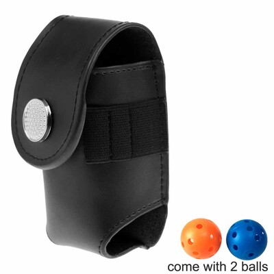 Držač za golf loptice i majice od goveđe kože Divot Torbica za nosač alata Torbica za pohranu s 2 lopte Poklon