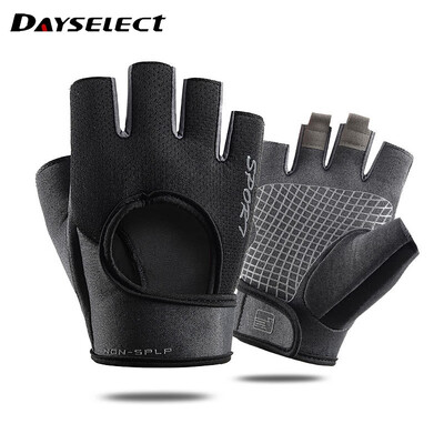 1 par rukavica za dizanje utega Pola prsta Neklizajuće dlanove Fitness trening rukavice s vodoravnom šipkom Oprema s bučicama otporna na habanje