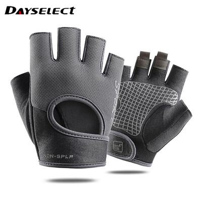 1 par rukavica za dizanje utega Pola prsta Neklizajuće dlanove Fitness trening rukavice s vodoravnom šipkom Oprema s bučicama otporna na habanje