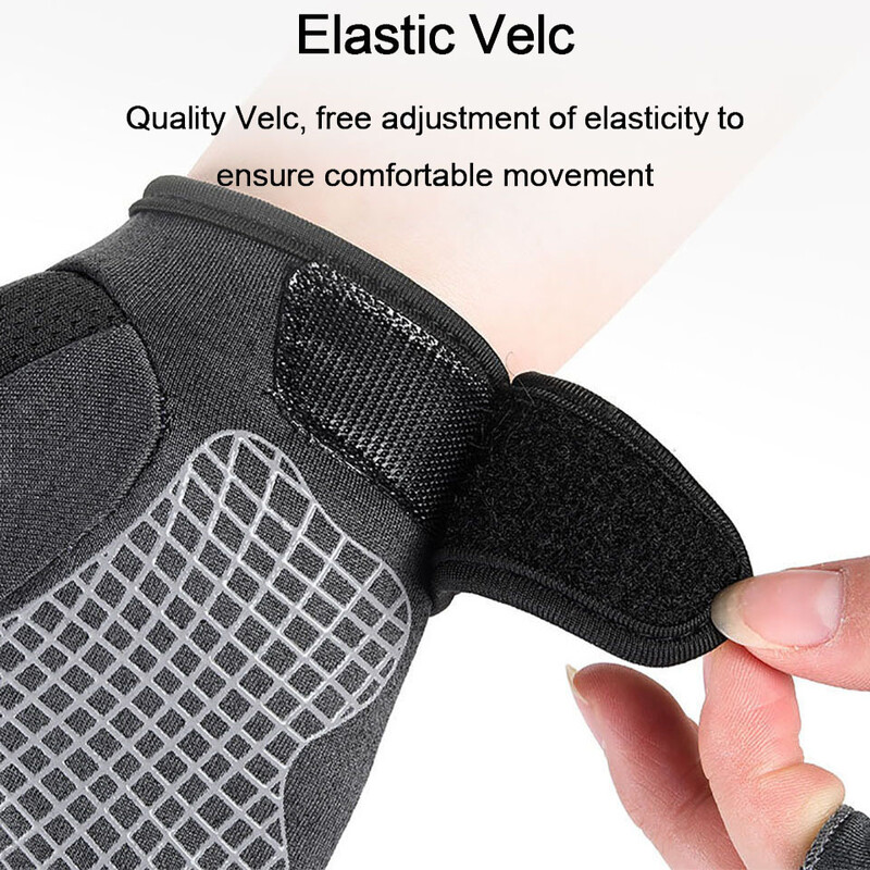 1 par rukavica za dizanje utega Pola prsta Neklizajuće dlanove Fitness trening rukavice s vodoravnom šipkom Oprema s bučicama otporna na habanje