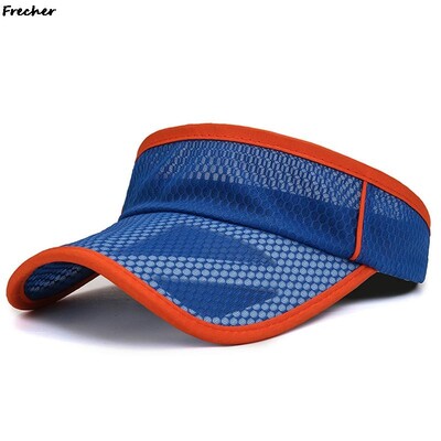 Παιδικά σκουφάκια τένις για θαλάσσια αθλητικά καπέλα ηλίου Παιδική κορδέλα 2023 Καλοκαίρι γυμναστικής Καπέλο με κούφιο διχτυωτό αναπνεύσιμο καπέλο εξωτερικού χώρου