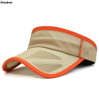 Παιδικά σκουφάκια τένις για θαλάσσια αθλητικά καπέλα ηλίου Παιδική κορδέλα 2023 Καλοκαίρι γυμναστικής Καπέλο με κούφιο διχτυωτό αναπνεύσιμο καπέλο εξωτερικού χώρου