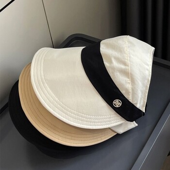 Πτυσσόμενο καπέλο Fisherman Fashion Anti UV Wide Brim Sun Καπέλο Ρυθμιζόμενο καπέλο Γυναικείο καπέλο