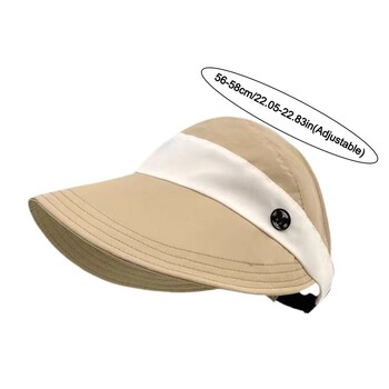 Πτυσσόμενο καπέλο Fisherman Fashion Anti UV Wide Brim Sun Καπέλο Ρυθμιζόμενο καπέλο Γυναικείο καπέλο