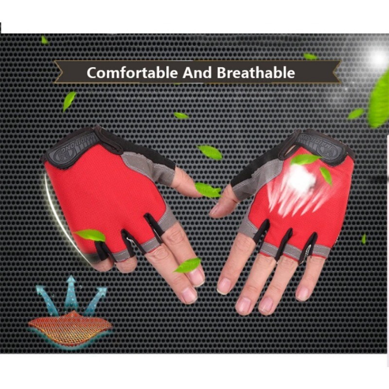 Profesionalne rukavice za fitness za teretanu Žene Muškarci Pola prsta Ljeto Motocikl Ribolov Biciklizam Rukavice bez prstiju Ženski bicikl Bicikl