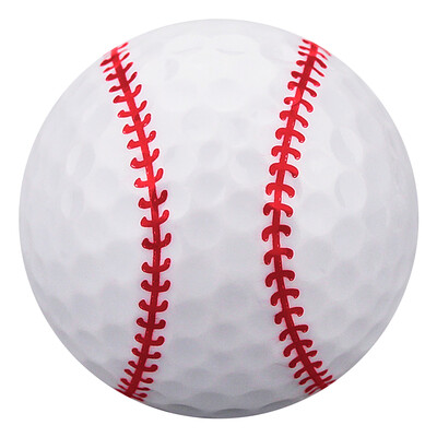 1 vnt golfo kamuoliukų rūšių dovanų kamuoliukas golfo žaidėjams vaikams berniukams mergaitėms 2/3 sluoksnių treniruočių kamuoliukas beisbolas, futbolas, amerikietiškas futbolas