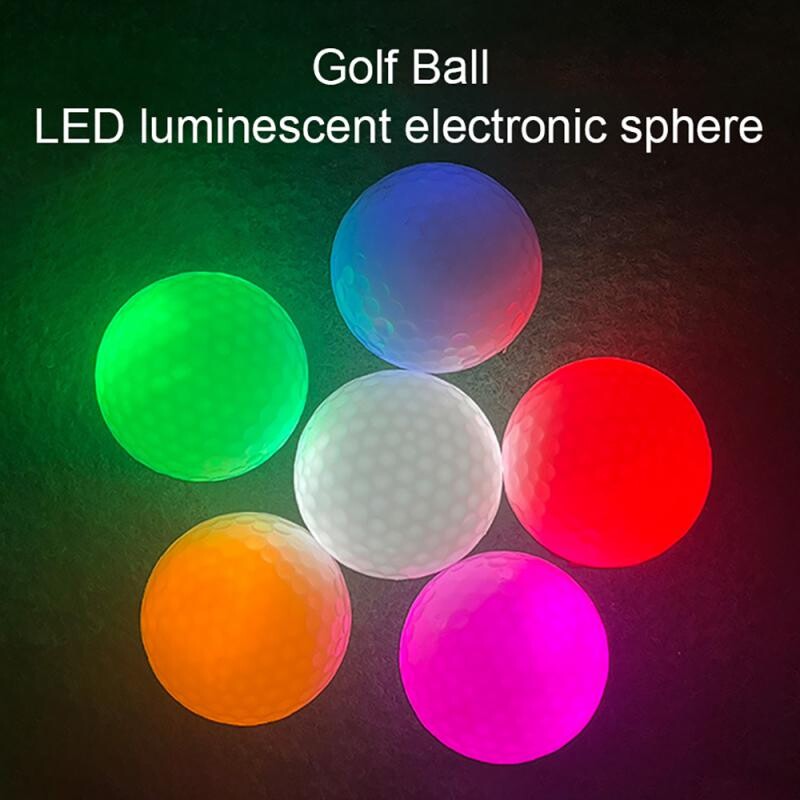 Μπάλες του γκολφ LED για νυχτερινή λάμψη στο σκοτάδι μπάλα του γκολφ Εξαιρετικά φωτεινά έξι χρώματα για την επιλογή σας Καλύτερο δώρο γκολφ για παίκτες του γκολφ Αθλητική μπάλα