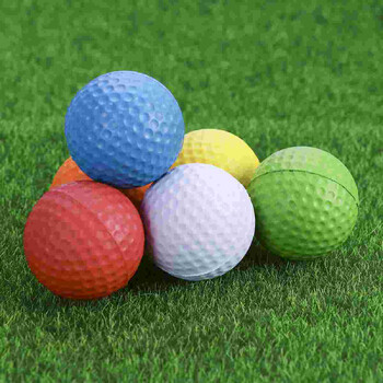 6 τμχ Στερεά Major Golf Practice Ball Toddler Toy Mini Balls Foam Training Practice