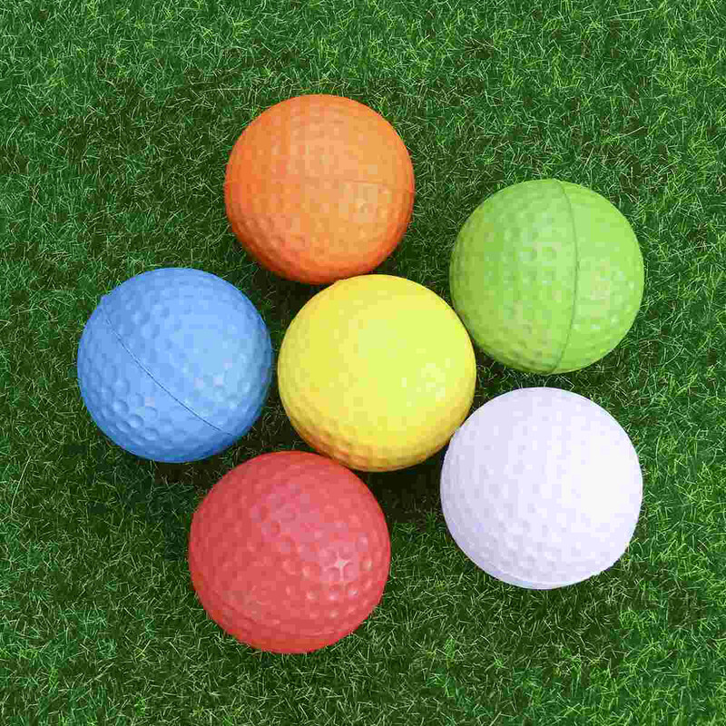 6 τμχ Στερεά Major Golf Practice Ball Toddler Toy Mini Balls Foam Training Practice