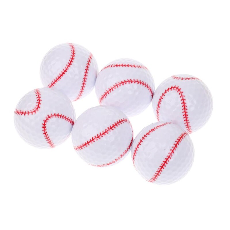 Μοτίβο 6 τεμαχίων καινοτομία Μπάλες του γκολφ Εξασκηθείτε στο μπάσκετ Μοτίβο μπέιζμπολ ποδοσφαίρου