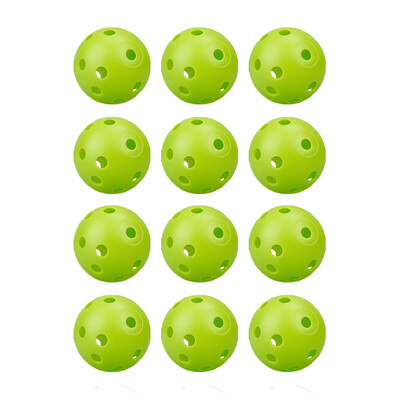Μπάλες Γκολφ για πρακτική άσκηση σε εσωτερικούς χώρους 12 τμχ 42 mm πλαστικές ροής αέρα