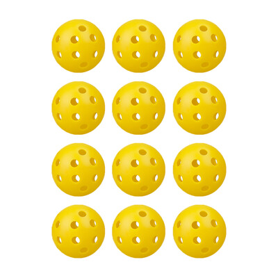 Μπάλες Γκολφ για πρακτική άσκηση σε εσωτερικούς χώρους 12 τμχ 42 mm πλαστικές ροής αέρα