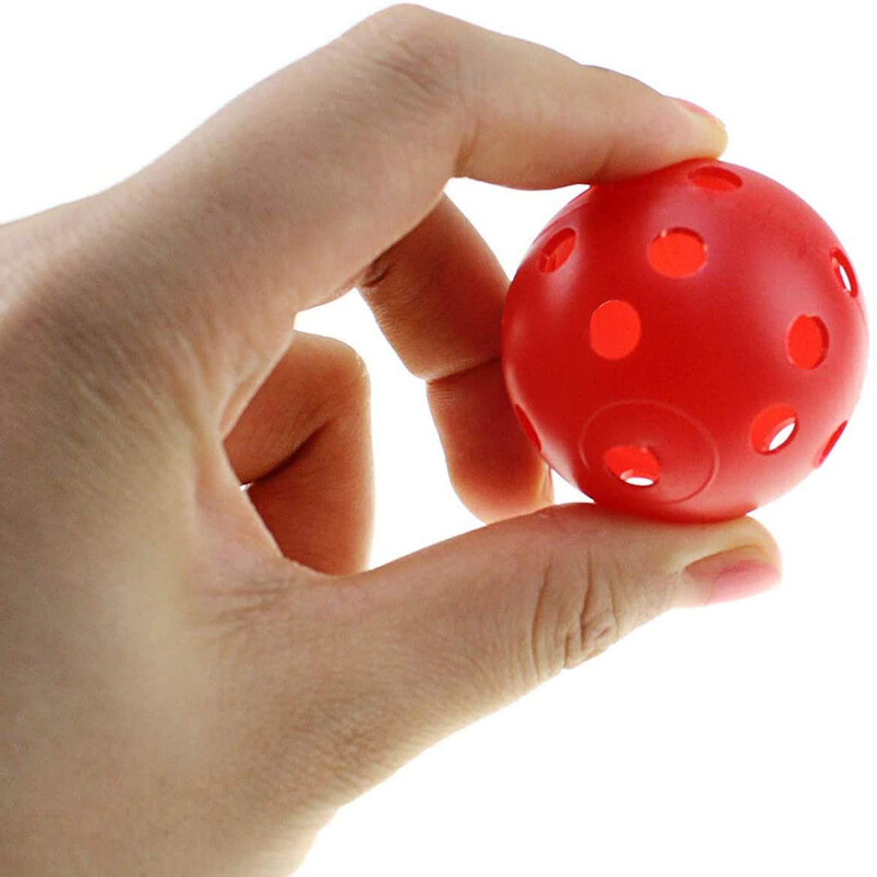 Μπάλες Γκολφ για πρακτική άσκηση σε εσωτερικούς χώρους 12 τμχ 42 mm πλαστικές ροής αέρα