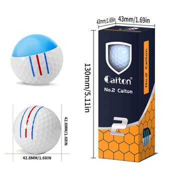 Μπάλες γκολφ Caiton 6/3PCS Tour Performance, Super Long Flying Distance, Soft Feel, High Speed Spin Control