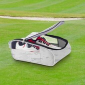 Τσάντα παπουτσιών γκολφ Αθλητική τσάντα παπουτσιών με διπλό φερμουάρ και αερισμό Τσάντες μεταφοράς αθλητικών παπουτσιών Τσάντα αθλητικών παπουτσιών Πτυσσόμενη θήκη ταξιδιού για παπούτσια