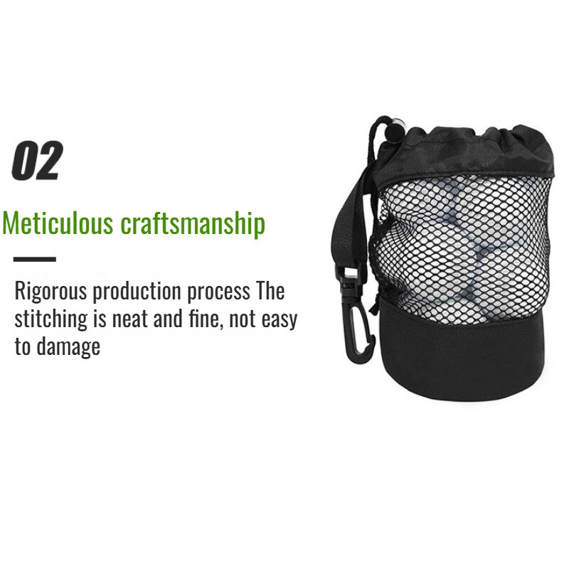 Mrežasta torba za lopticu za golf, jednostrani organizator, torba za tenis, mrežasta torba, torba za uzicu