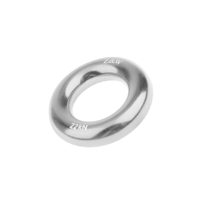 22KN Rippel Ring za penjanje po stijenama Oprema za spašavanje - crvena 5 cm