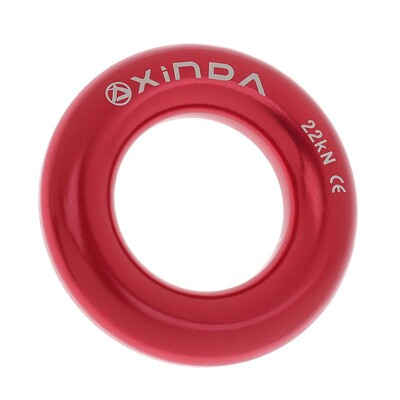 22KN Rippel Ring za penjanje po stijenama Oprema za spašavanje - crvena 5 cm