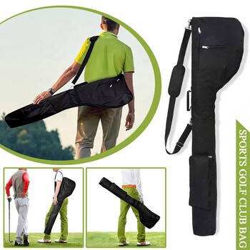 Golf Sunday Bag Чанта за голф стикове Чанта за мини голф Training Practice Golf Bag Пътен калъф Сгъваеми чанти за голф за мъже, жени