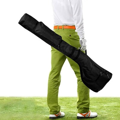 Golf Sunday Bag Чанта за голф стикове Чанта за мини голф Training Practice Golf Bag Пътен калъф Сгъваеми чанти за голф за мъже, жени