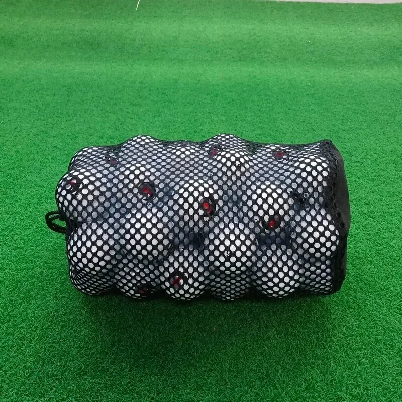 Tvirtas traukiamas tinklinis golfo tinklinis krepšys Stalo teniso nailono laikymo kamuoliukų maišelis Golfo kamuoliukų nešiojimo laikiklis Organizatorius golfo priedai