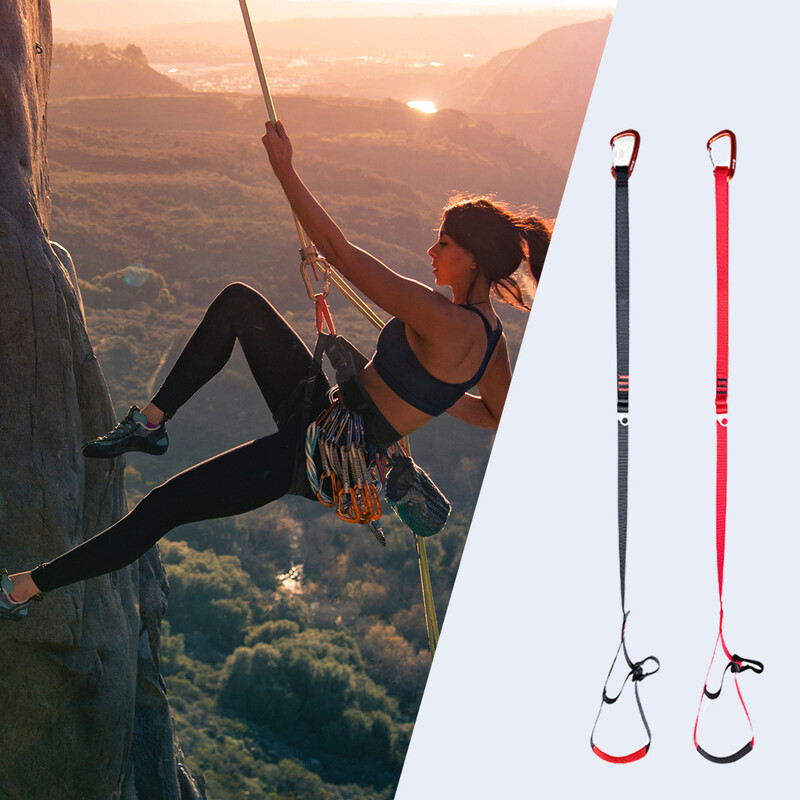 Rock Climbing Foot Loop Ascender Dodatak Remen za penjanje otporan na habanje Planinarski alati za sportove na otvorenom