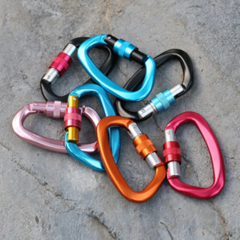 Okretna karabinerska kopča 360° rotirajući spinner karabiner Mali karabiner sa žičanim zatvaračem Rotirajuća kopča za viseću mrežu Kuka Dodatak za penjanje