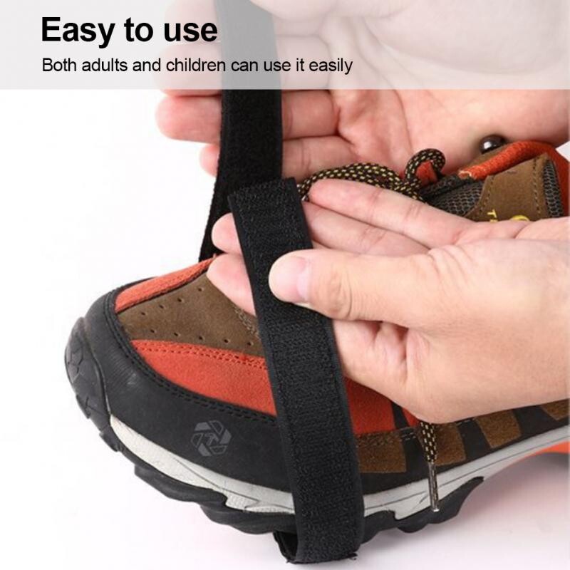 Κάλυμμα παπουτσιών Snow 201 από ανοξείδωτο ατσάλι ανθεκτικό στη φθορά Ελαφρύ, αντιολισθητικό για παπούτσια, ακίδες παπουτσιών 10 κραμπόν δοντιών