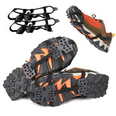 Climbing Crampons 24Teeth Snow Claw καλύμματα παπουτσιών Αντιολισθητικά παπούτσια Ice Gripper Unisex Αξεσουάρ πεζοπορίας για πεζοπορία για αναρρίχηση παπουτσιών