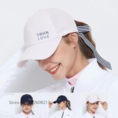 SWAN LOVE GOLF Γυναικεία αντηλιακά καπέλα Αθλητικά για εξωτερικούς χώρους Γήπεδο γκολφ Γυναικείο καπέλο αντι-UV αναπνέον Καπέλο μπέιζμπολ με παπιγιόν
