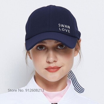 SWAN LOVE GOLF Γυναικεία αντηλιακά καπέλα Αθλητικά για εξωτερικούς χώρους Γήπεδο γκολφ Γυναικείο καπέλο αντι-UV αναπνέον Καπέλο μπέιζμπολ με παπιγιόν