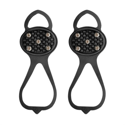 1 pora 5 spygliukų ledo sniego rankenos, traukos fiksatoriai, lengvi vaikiški segtukai, lediniai segtukai.