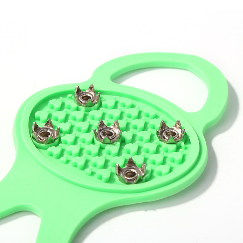 1 pora 5 spygliukų ledo sniego rankenos, traukos fiksatoriai, lengvi vaikiški segtukai, lediniai segtukai.