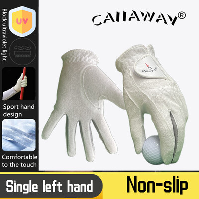 Γάντια γκολφ CAIIAWAV αντιολισθητικά, άνετα, αναπνεύσιμα και ρυθμιζόμενα ανδρικά γάντια αριστερού χεριού GOLF, αθλήματα εξωτερικού χώρου