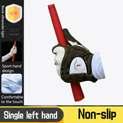 Γάντια γκολφ CAIIAWAV αντιολισθητικά, άνετα, αναπνεύσιμα και ρυθμιζόμενα ανδρικά γάντια αριστερού χεριού GOLF, αθλήματα εξωτερικού χώρου