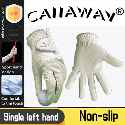 Γάντια γκολφ CAIIAWAV αντιολισθητικά, άνετα, αναπνεύσιμα και ρυθμιζόμενα ανδρικά γάντια αριστερού χεριού GOLF, αθλήματα εξωτερικού χώρου