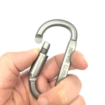 4PCS Комплект карабини за ключове Къмпинг Survival EDC Outdoor Keychain Clip Alloy Aluminum Tactical Caribiner Hook Karabiners