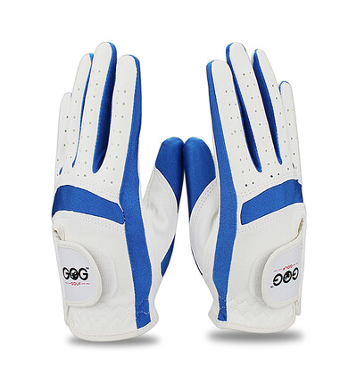 1 ζευγάρι αριστερό και δεξί χέρι Γάντια γκολφ παιδικά Αγόρια ψησταριά ύφασμα 2 χρώματα λευκό ροζ μπλε απαλό και αναπνεύσιμο αθλητικό γάντι νέο