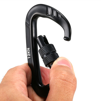 4 бр. 12KN Wiregate/Twist Locking Carabiner Snag Free Carabiner Steel Spring Clip Лек хамак Swing Clip Оборудване