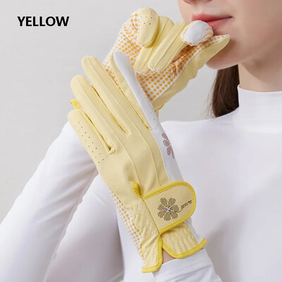 Golfist 1 Pair Γυναικεία αριστερό δεξί γάντια γκολφ Γυναικεία αντιολισθητικά γάντια γκολφ σε κορεατικά κομψά γάντια