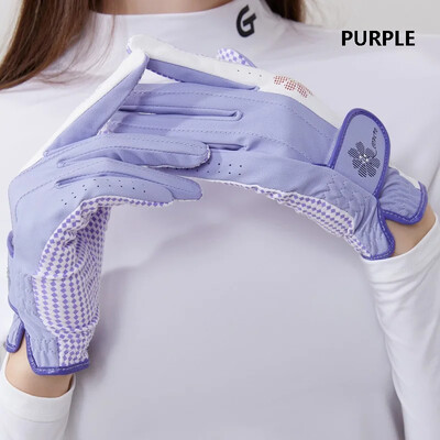 Golfist 1 Pair Γυναικεία αριστερό δεξί γάντια γκολφ Γυναικεία αντιολισθητικά γάντια γκολφ σε κορεατικά κομψά γάντια