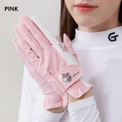 Golfist 1 Pair Γυναικεία αριστερό δεξί γάντια γκολφ Γυναικεία αντιολισθητικά γάντια γκολφ σε κορεατικά κομψά γάντια