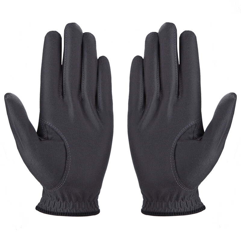 Golfa cimdi Vīriešu cimds balts Tumši pelēks Kreisā/Labā roka Mīksts 2 krāsu daļiņas Elpojošs Namib Swing Putting Treniņu cimdi