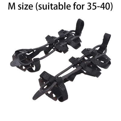 24 Αντιολισθητικά δόντια λαβές πάγου Χειμώνας Gripper Unisex Snow Claw Καλύμματα παπουτσιών Αναρριχητική αλυσίδα Κραμπόν Αξεσουάρ εξωτερικού χώρου