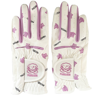 γνήσια νέα γυναικεία γάντια γκολφ με δύο χέρια, κομψά αναπνεύσιμα αντιολισθητικά τέσσερις εποχές