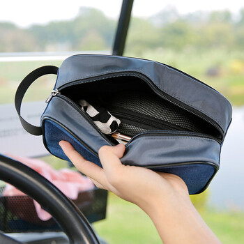 Αξεσουάρ Golf Valuables Pouch Organizer με ιμάντα μεταφοράς Μεγάλης χωρητικότητας Αξεσουάρ γκολφ Τσάντα χειρός με φερμουάρ Τσάντα για μπάλα του γκολφ