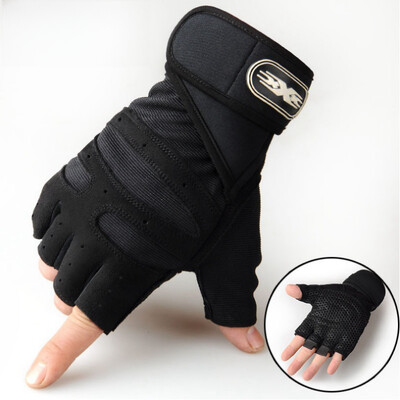 Rukavice na fitness, športové činky, cvičenie na cyklistiku, polprstové rukavice, protišokové, vzpieranie, lezenie, tréning, golf, joga