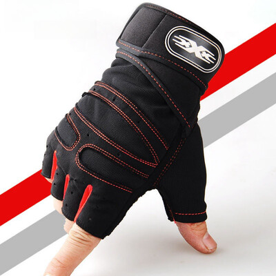 Rukavice na fitness, športové činky, cvičenie na cyklistiku, polprstové rukavice, protišokové, vzpieranie, lezenie, tréning, golf, joga