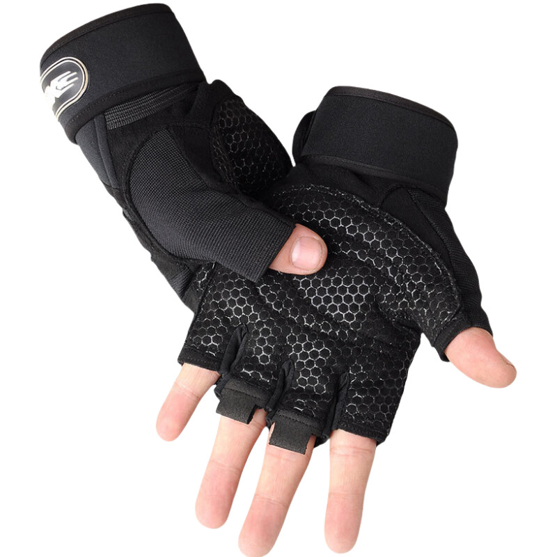 Rukavice na fitness, športové činky, cvičenie na cyklistiku, polprstové rukavice, protišokové, vzpieranie, lezenie, tréning, golf, joga
